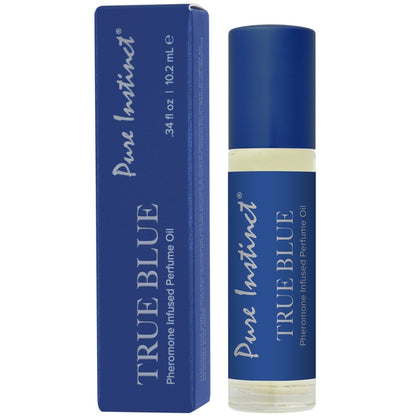 Pure Instinct Pheromone Fragrance Oil True Blue Original Roll on 10.2 ml 0.34 ml | 638258906708 | Available at EroticWarehouse.com