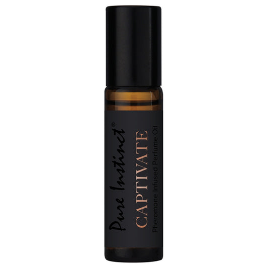 Pure Instinct Pheromone Perfume Oil Captivate 10ml 0.34oz | 638258906449 | Available at EroticWarehouse.com