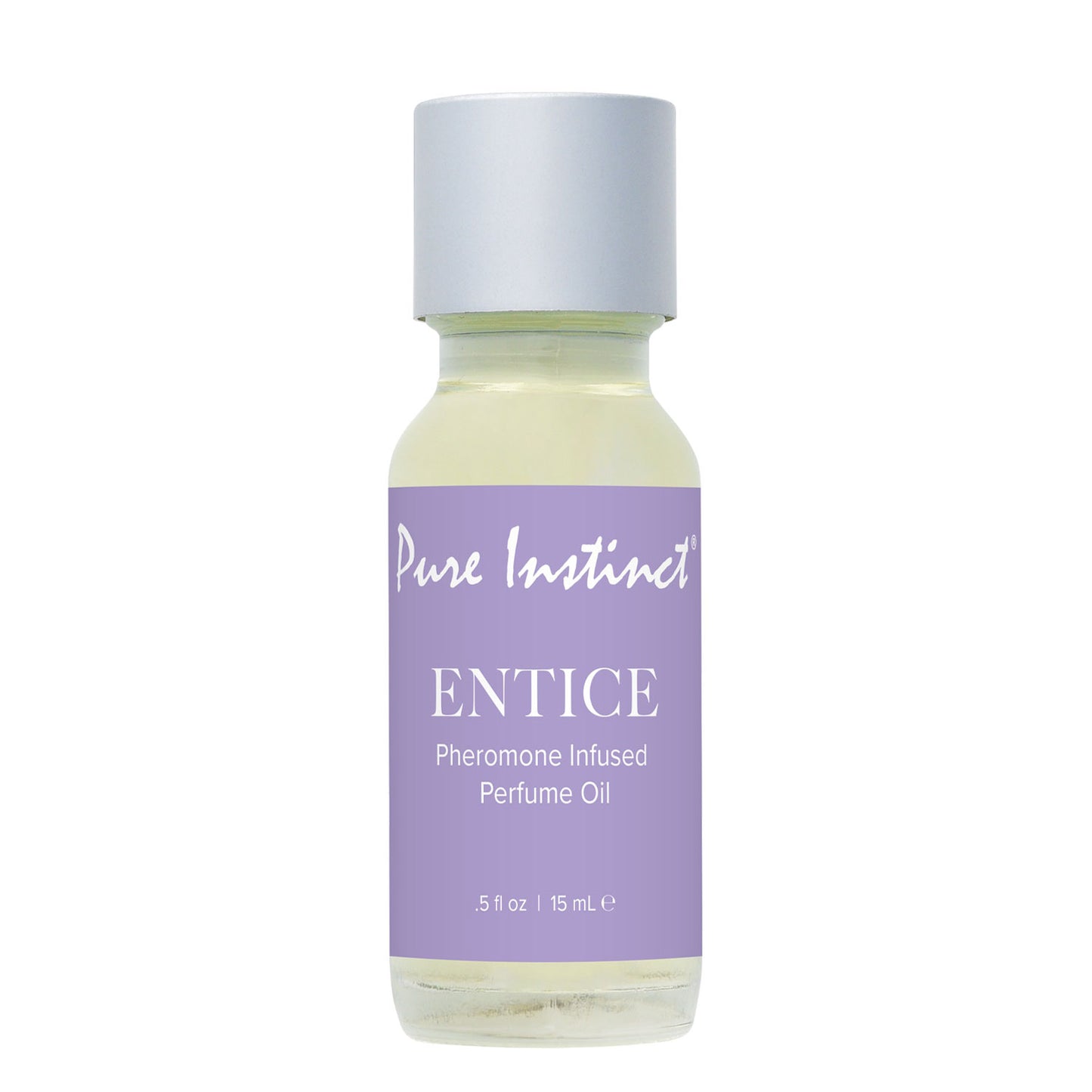 Pure Instinct Pheromone Perfume Oil Entice Dropper 15 ml | 0.5 Fl Oz | 638258906104 | Available at EroticWarehouse.com