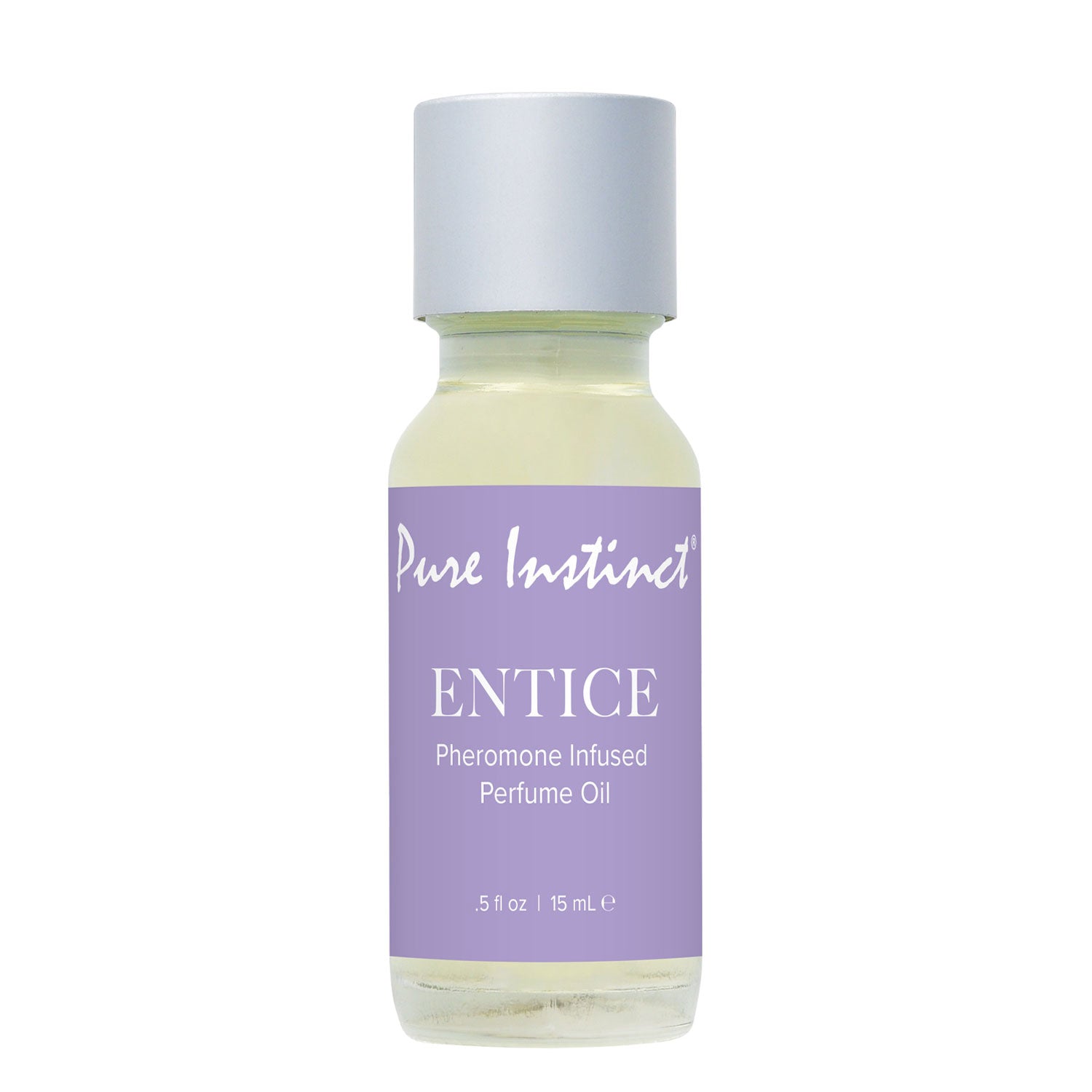 Pure Instinct Pheromone Perfume Oil Entice Dropper 15 ml | 0.5 Fl Oz | 638258906104 | Available at EroticWarehouse.com
