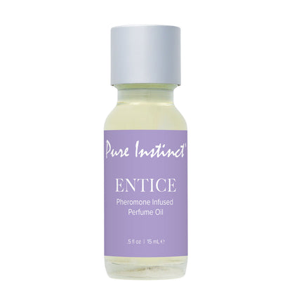 Pure Instinct Pheromone Perfume Oil Entice Dropper 15 ml | 0.5 Fl Oz | 638258906104 | Available at EroticWarehouse.com