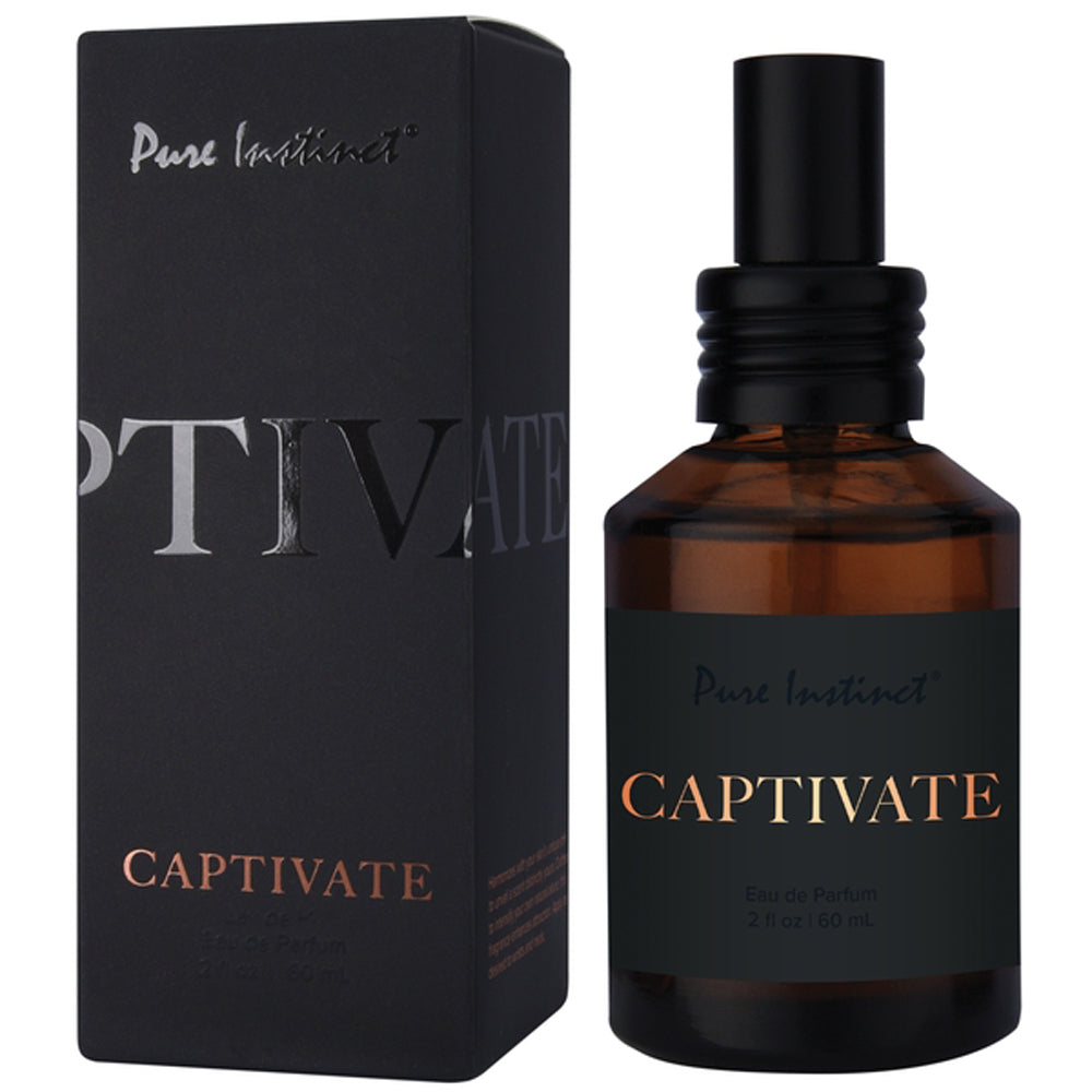 Pure Instinct Pheromone Eau De Parfum Captivate 2oz 60ml | 638258906418 | Available at EroticWarehouse.com