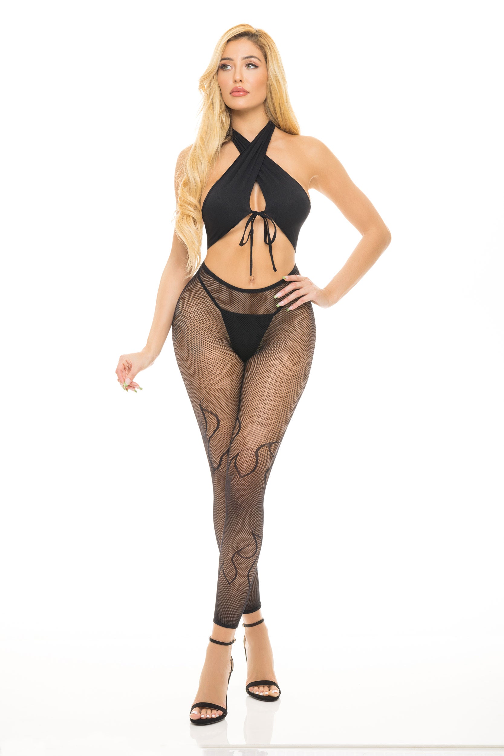 Gives You Hell 3 Pc Set - One Size - Black | 196018372960 | Available at EroticWarehouse.com