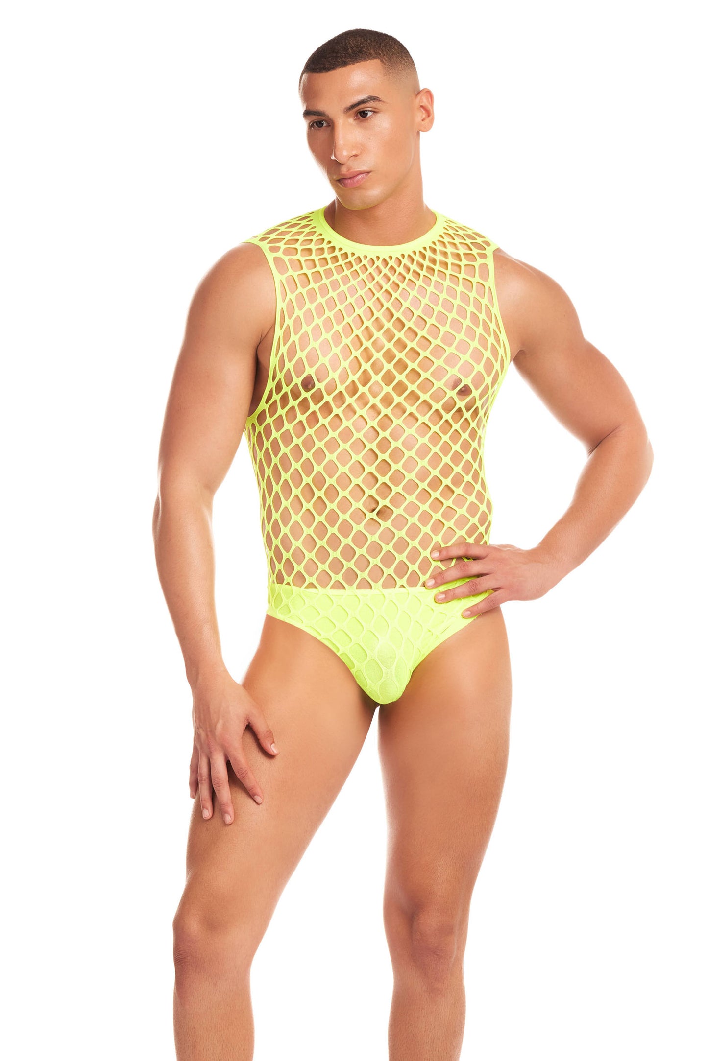 Full Effect 2pc Set - Large/xl - Yellow | 196018769180 | Available at EroticWarehouse.com