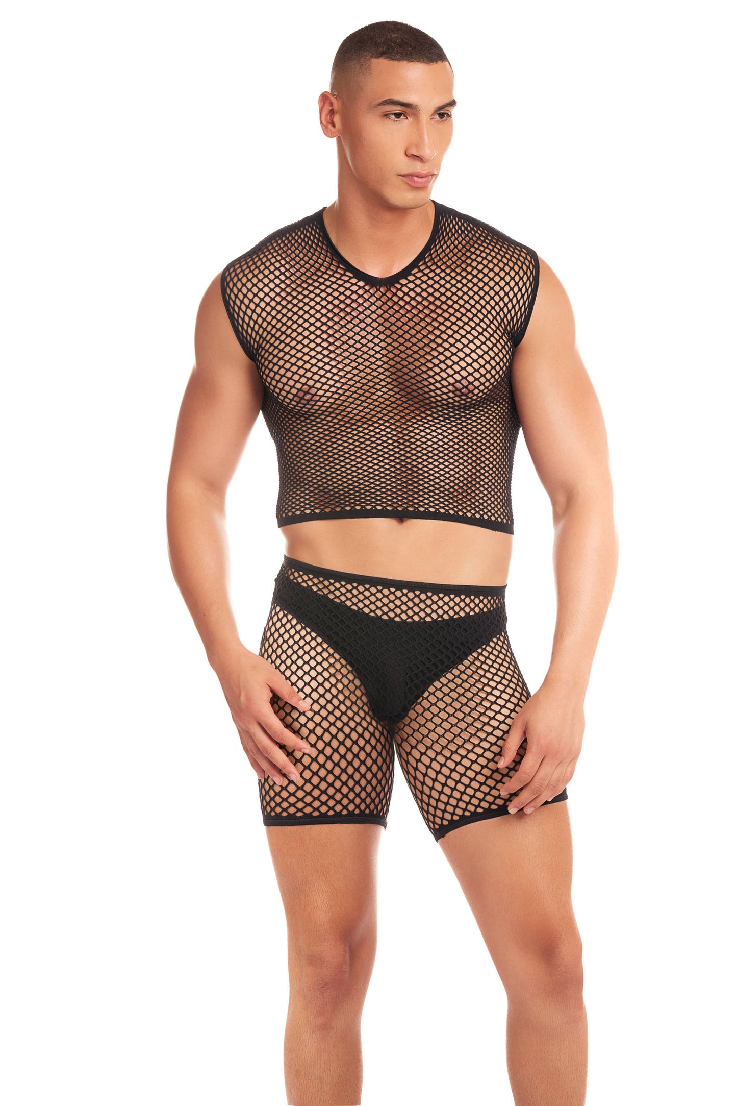 Net-Bula 3pc Set - Small/medium - Black | 196018769371 | Available at EroticWarehouse.com