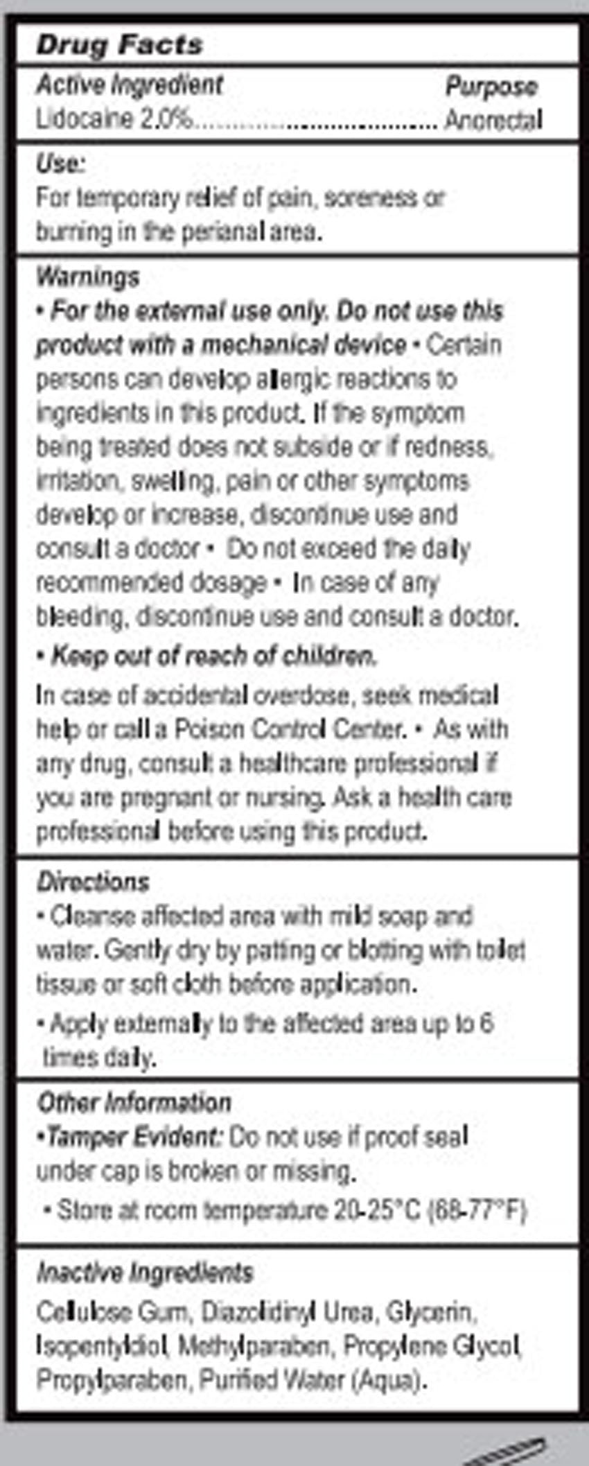 Passion Anal Desensitizing Lubricant With Lidocaine - 8.5 Fl. Oz. | 848518006325 | Available at EroticWarehouse.com
