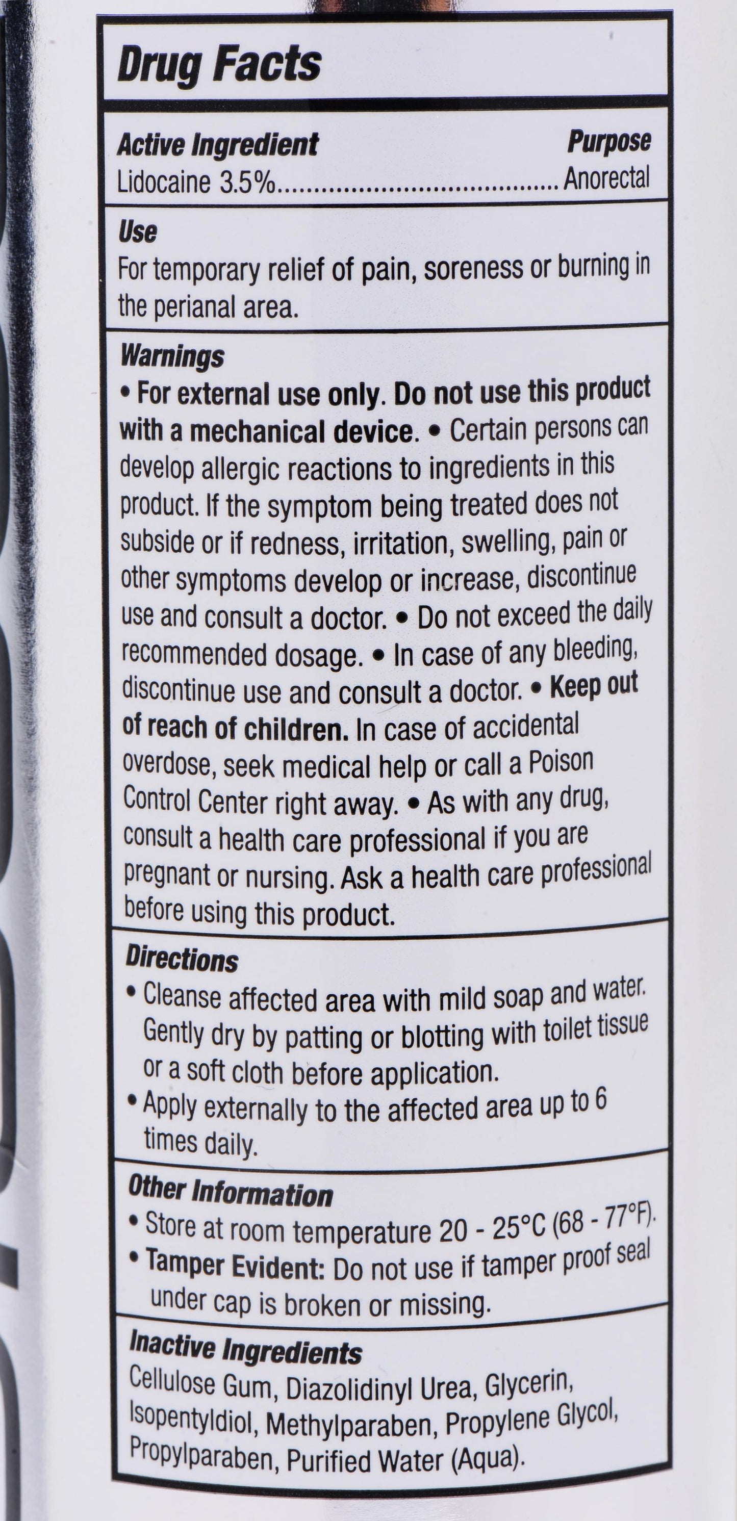 Passion Anal Desensitizing Lubricant - 3.5 Percent Lidocaine - 8.25 Fl. Oz. | 848518008749 | Available at EroticWarehouse.com
