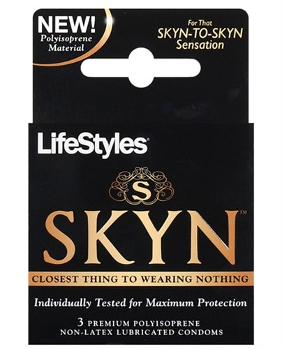 Skyn Original - Non-Latex Lubricated Condoms - 3 Pack | 070907073032 | Available at EroticWarehouse.com