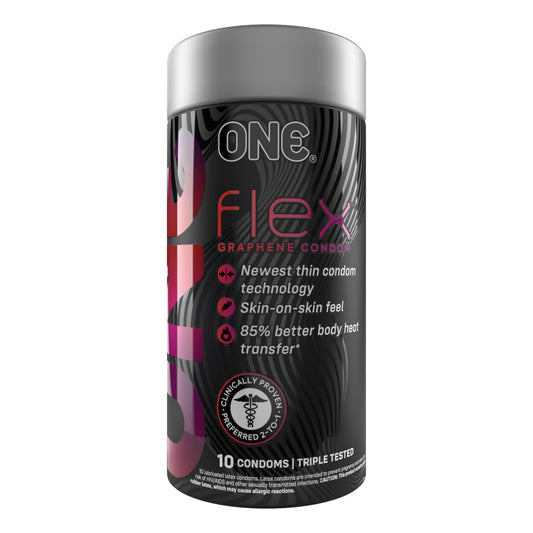 One Flex 10 Count Condoms | 726893115132 | Available at EroticWarehouse.com