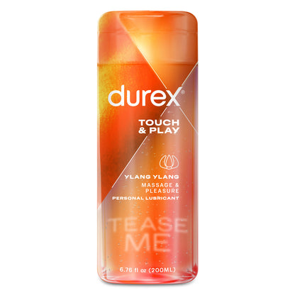 Durex Massage & Play 2 in 1 Sensual Ylang Ylang - 6.76 Fl. Oz. / 200 ml | 302340876384 | Available at EroticWarehouse.com