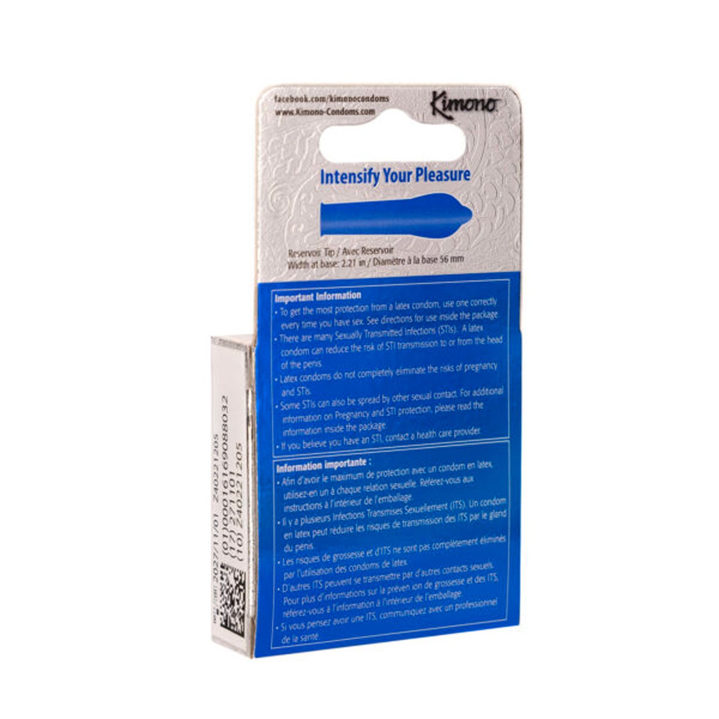 Kimono Microthin XL 3 Count Condoms | 016169088032 | Available at EroticWarehouse.com