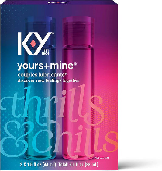 K-Y Yours and Mine Couples Lubricant | 067981088922 | Available at EroticWarehouse.com