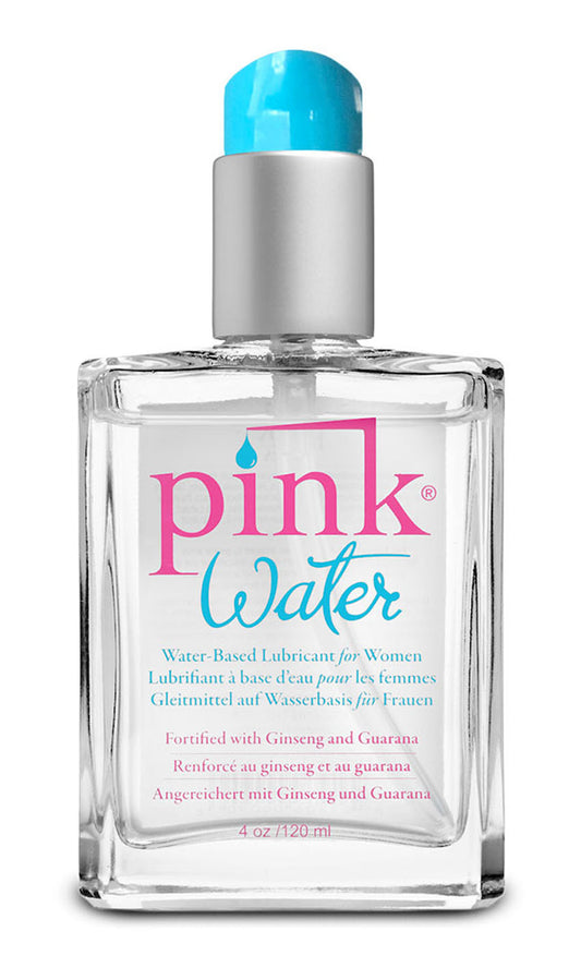 Pink Water Water-Based Lubricant 4 Oz. 120ml | 813362024146 | Available at EroticWarehouse.com