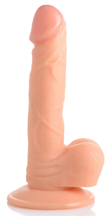 Pop Pecker 6.5 Inch Dildo With Balls - Light | 848518044747 | Available at EroticWarehouse.com