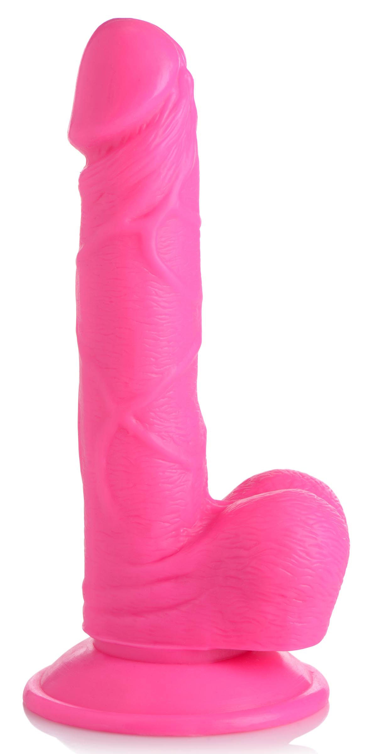 Pop Pecker 6.5 Inch Dildo With Balls - Pink | 848518044754 | Available at EroticWarehouse.com