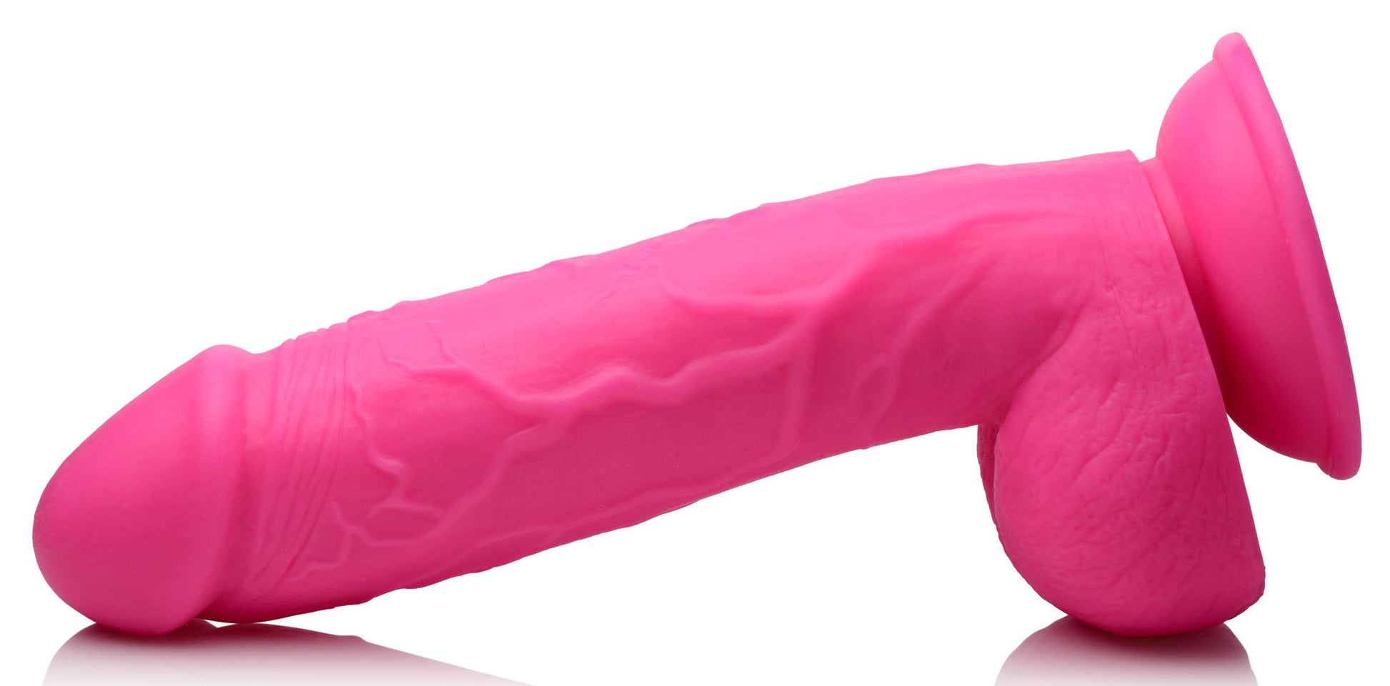 Pop Pecker 8.25 Inch Dildo With Balls - Pink | 848518044839 | Available at EroticWarehouse.com