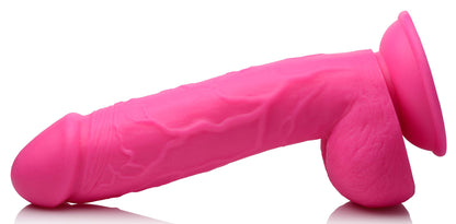 Pop Pecker 8.25 Inch Dildo With Balls - Pink | 848518044839 | Available at EroticWarehouse.com