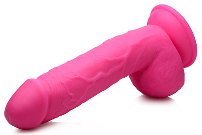 Pop Pecker 8.25 Inch Dildo With Balls - Pink | 848518044839 | Available at EroticWarehouse.com