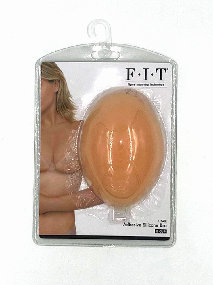 Adhesive Silicone Bra - Cup B - Light | 196018412017 | Available at EroticWarehouse.com
