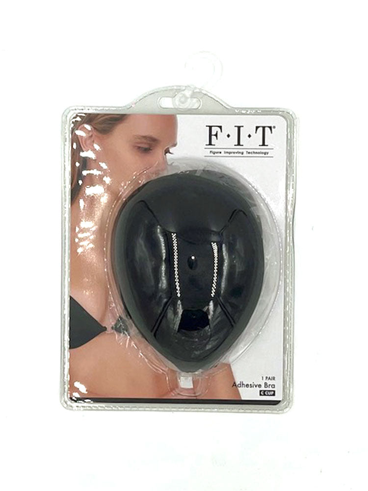 Cloth Adhesive Bra - Cup C - Black | 196018439977 | Available at EroticWarehouse.com