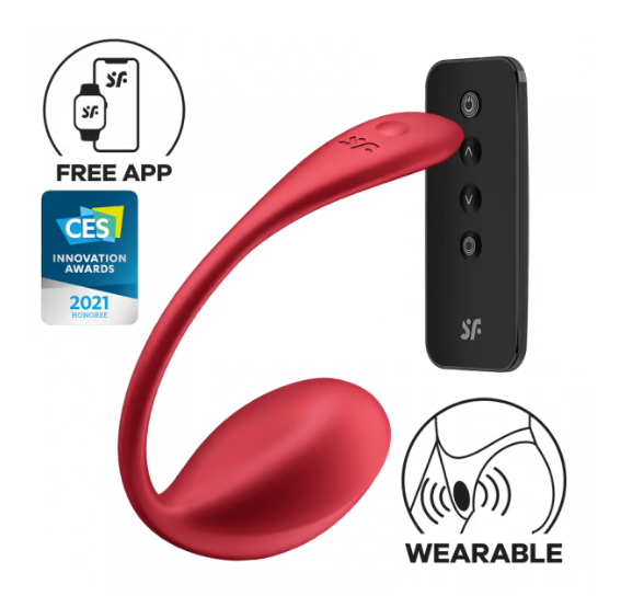 Shiny Petal - Connect App - Red | 4061504002675 | Available at EroticWarehouse.com