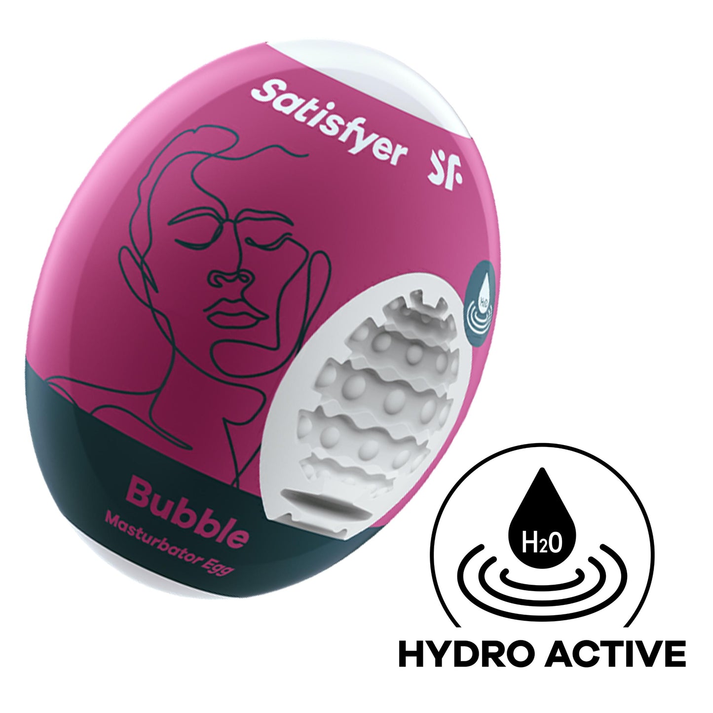 Satisfyer Masturbator Egg - Bubble - Violet | 4061504010014 | Available at EroticWarehouse.com