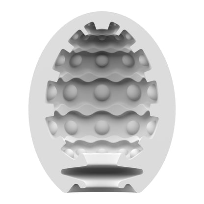 Satisfyer Masturbator Egg - Bubble - Violet | 4061504010014 | Available at EroticWarehouse.com