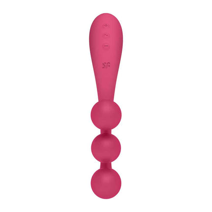 Tri Ball 1 Lay on Vibrator - Red | 406150401826 | Available at EroticWarehouse.com