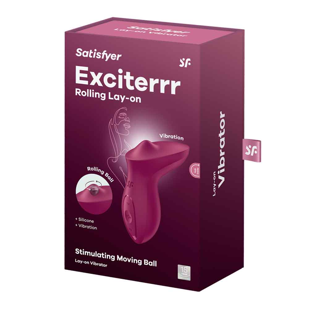 Exciterrr Rolling Lay on - Berry | 406150404396 | Available at EroticWarehouse.com