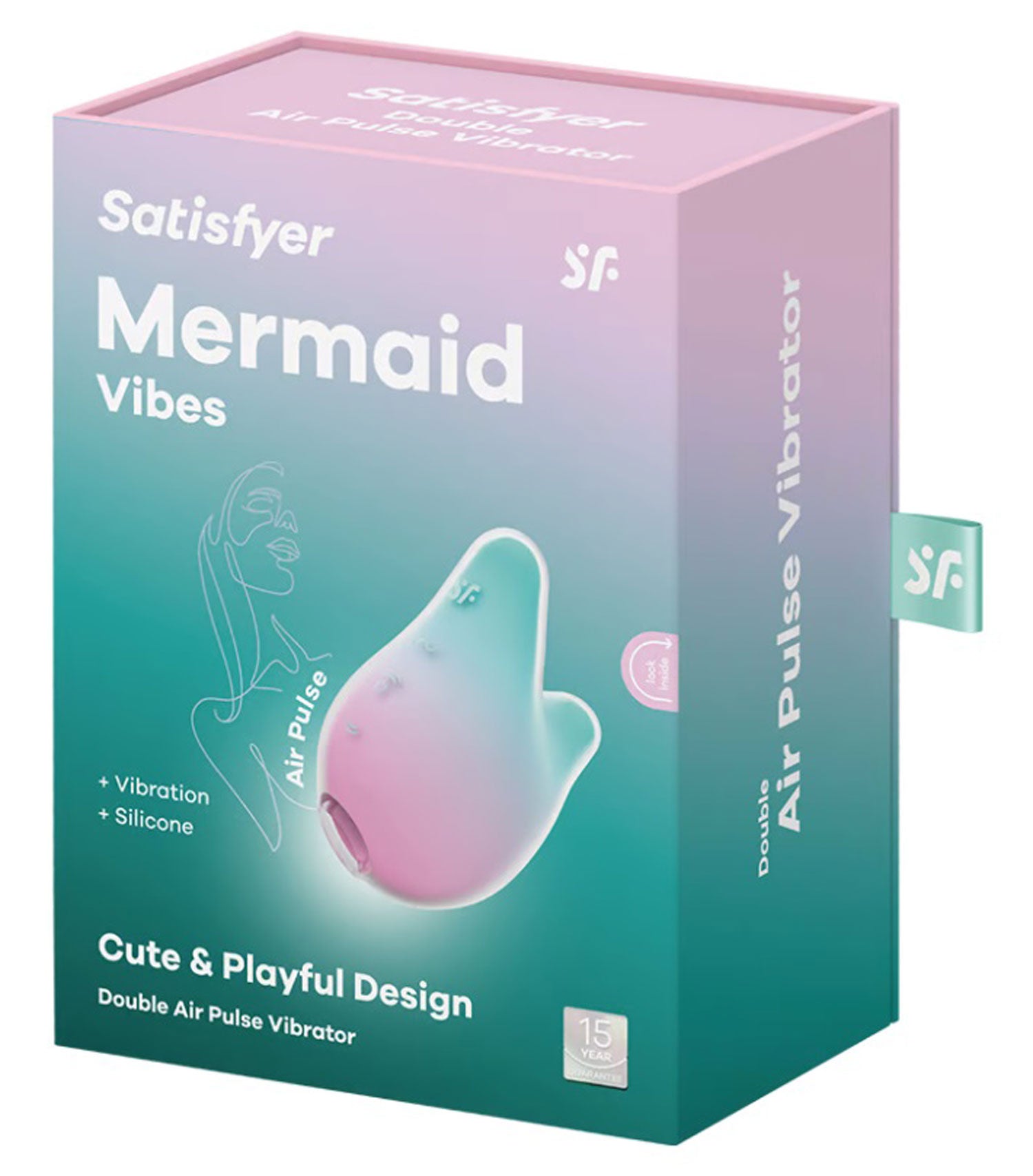 Satisfyer Mermaid Vibes - Mint Pink | 4061504068589 | Available at EroticWarehouse.com