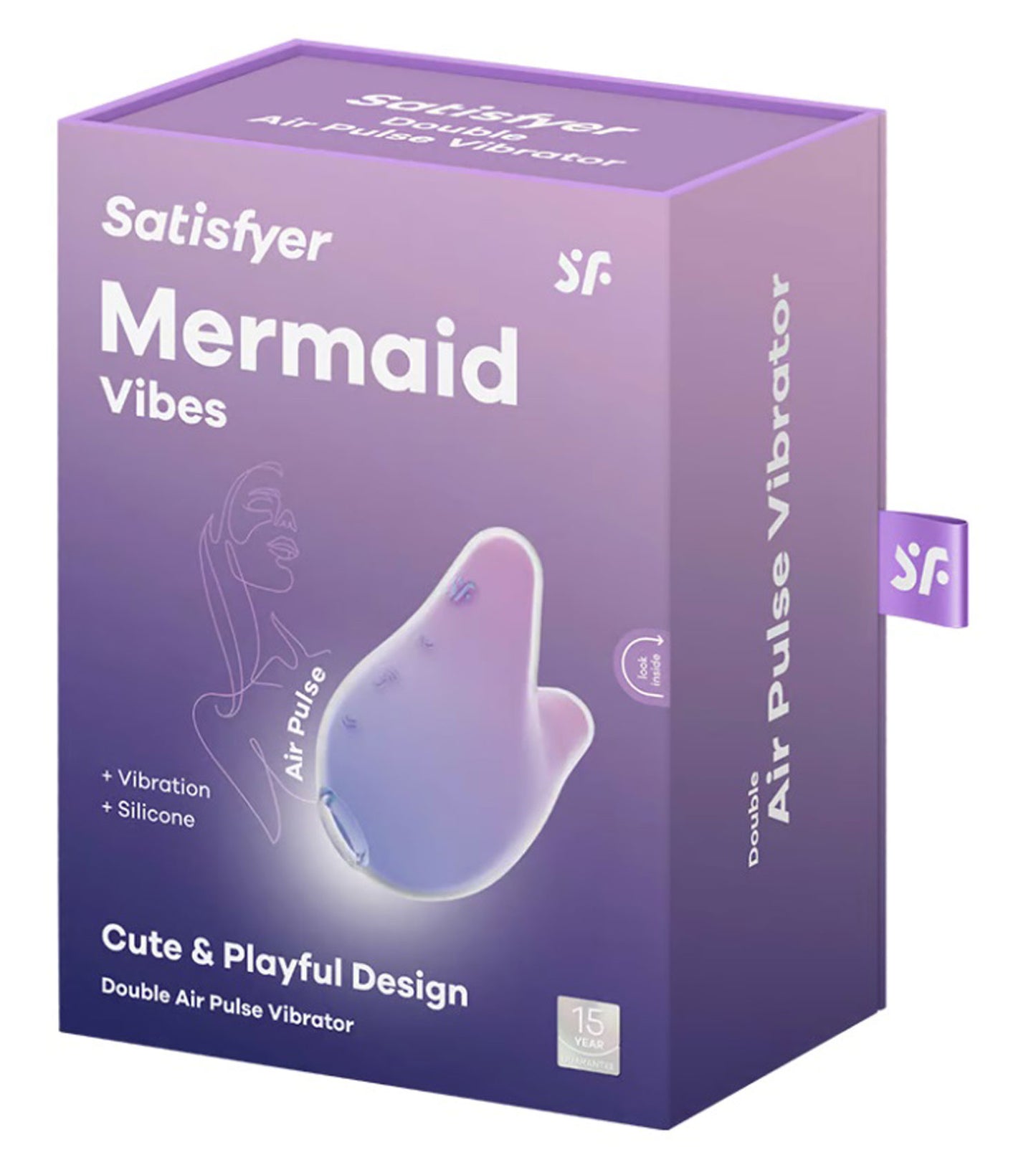 Satisfyer Mermaid Vibes - Violet Pink | 4061504068596 | Available at EroticWarehouse.com