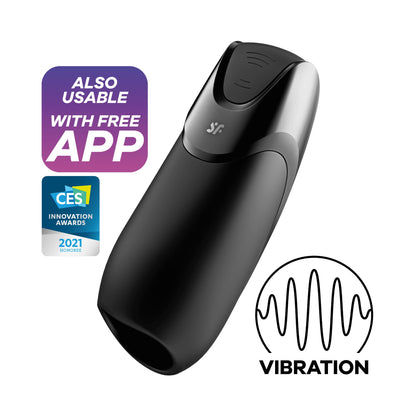 Men Vibration Plus Vibrator - Black | 4049369016570 | Available at EroticWarehouse.com