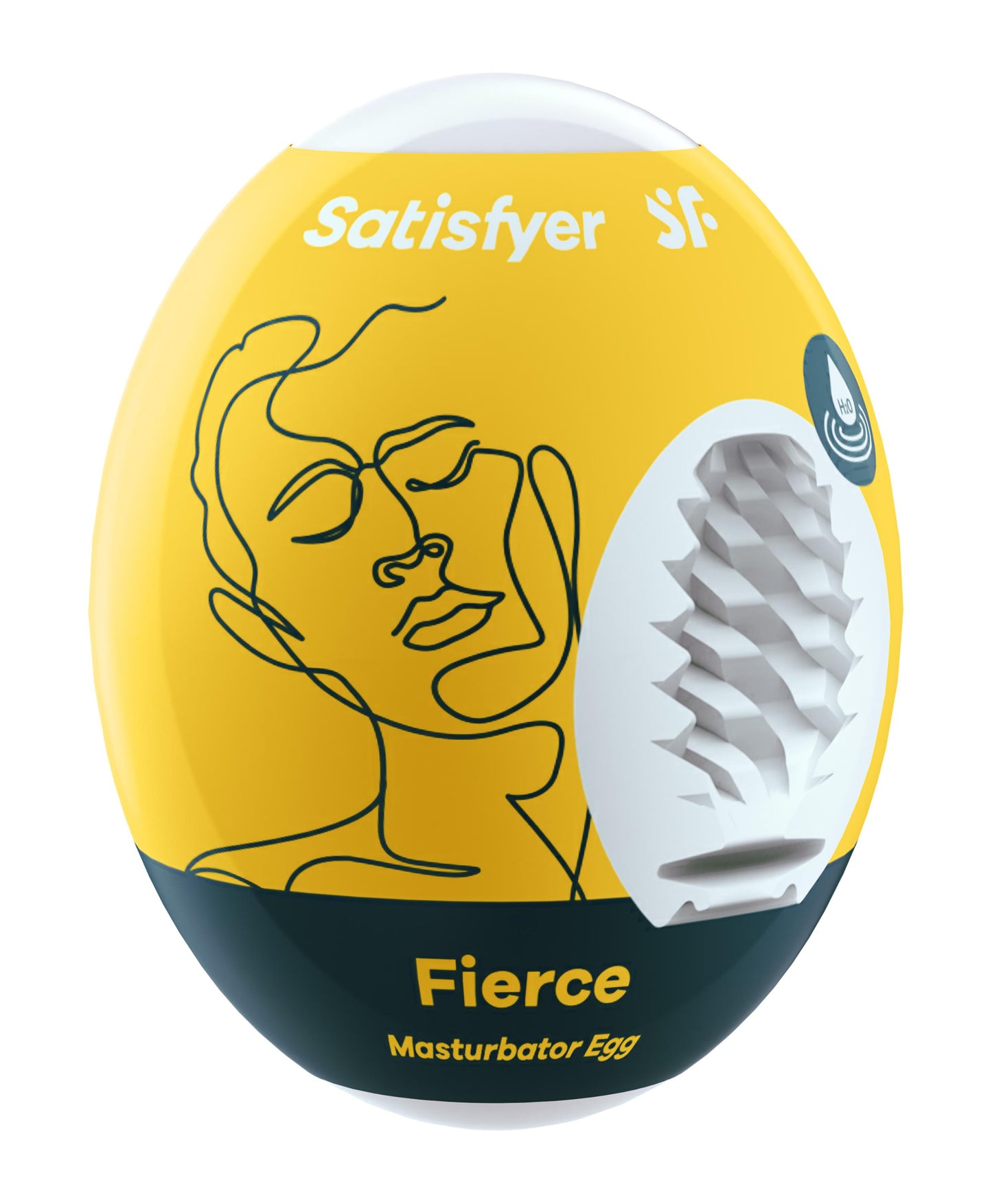 3 Pc Set Masturbator Egg - Fierce - Yellow | 4049369043460 | Available at EroticWarehouse.com