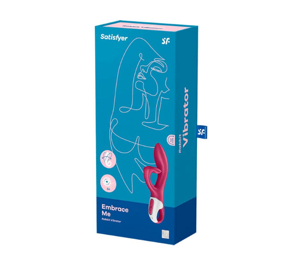 Satisfyer Embrace Me - Rabbit Vibrator - Berry | 4061504036601 | Available at EroticWarehouse.com
