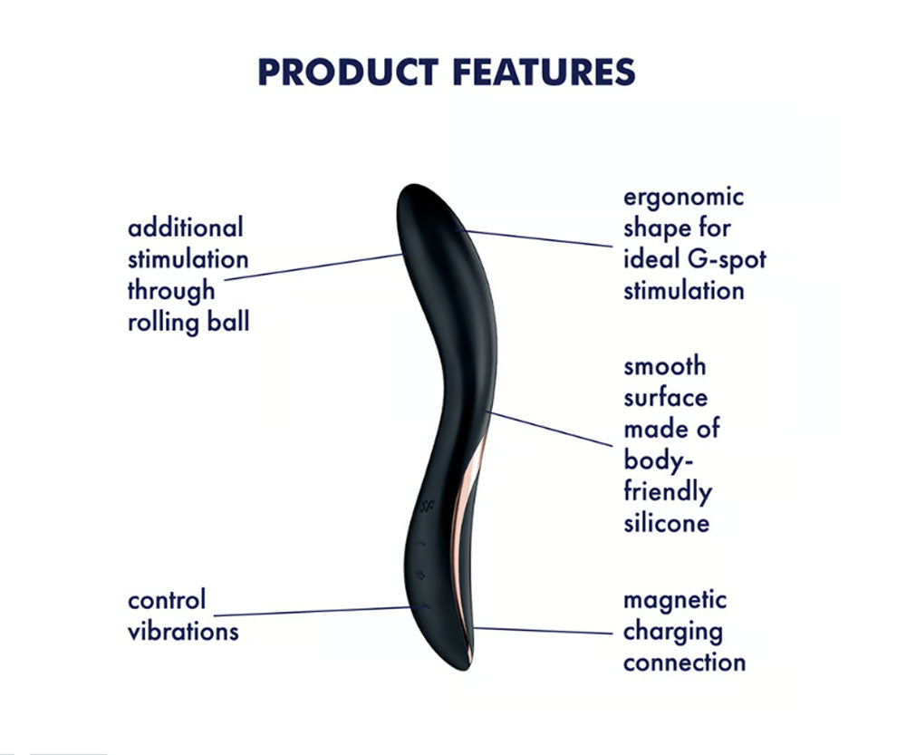 Satisfyer Rrrolling Explosion - Vibrator - Black | 4061504044019 | Available at EroticWarehouse.com