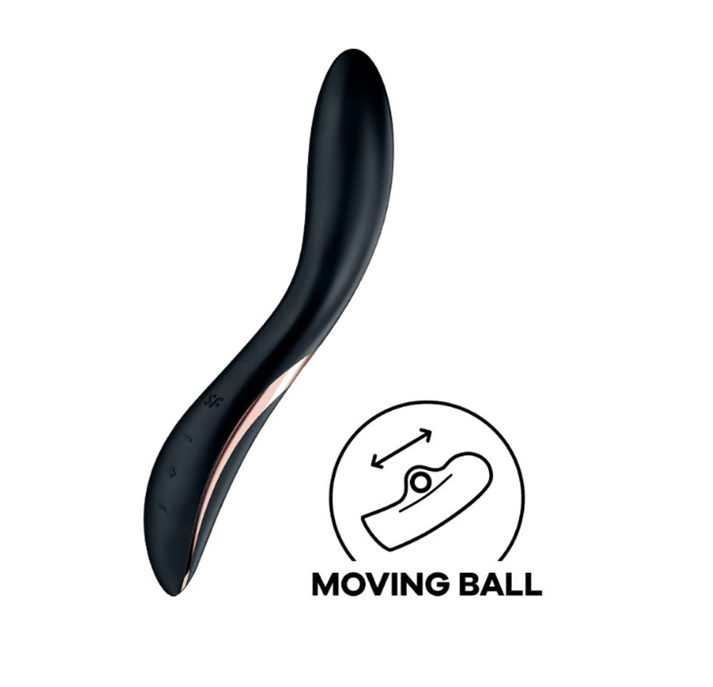Satisfyer Rrrolling Explosion - Vibrator - Black | 4061504044019 | Available at EroticWarehouse.com