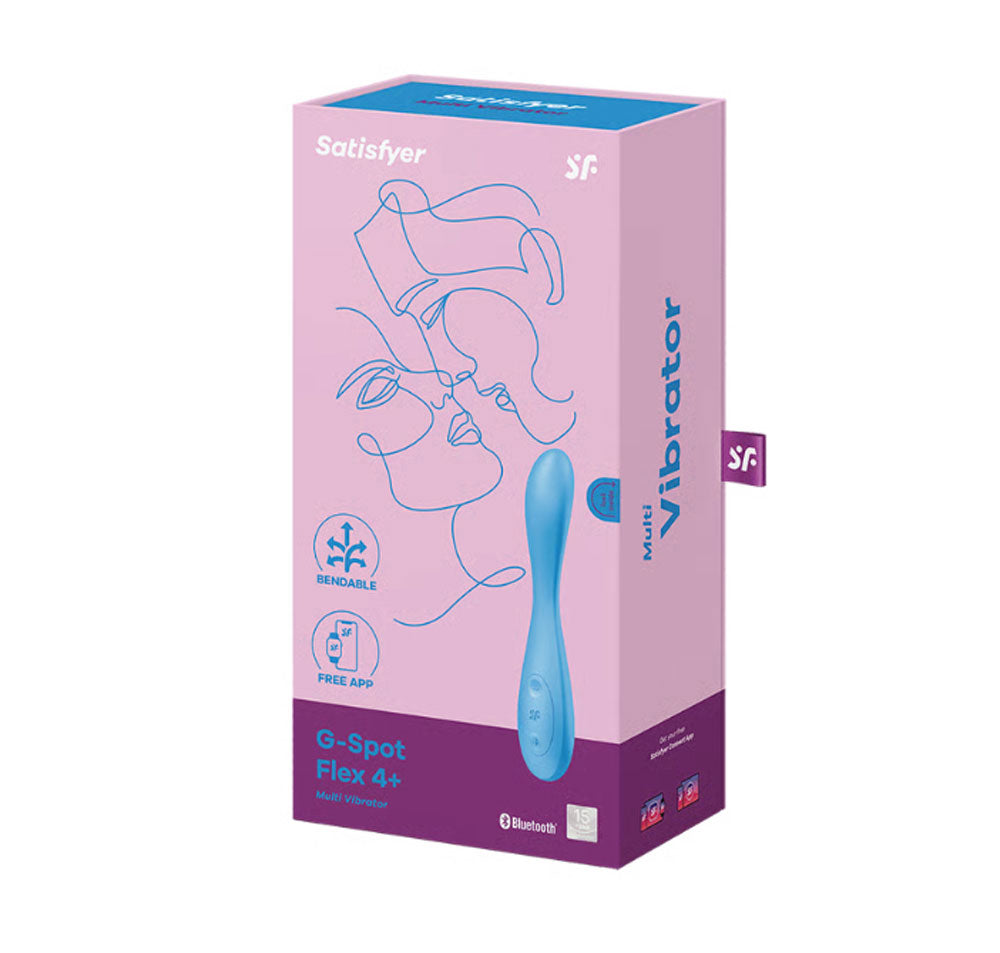 Satisfyer G-Spot Flex 4 Connect App - Multi Vibrator - Blue | 4061504038698 | Available at EroticWarehouse.com