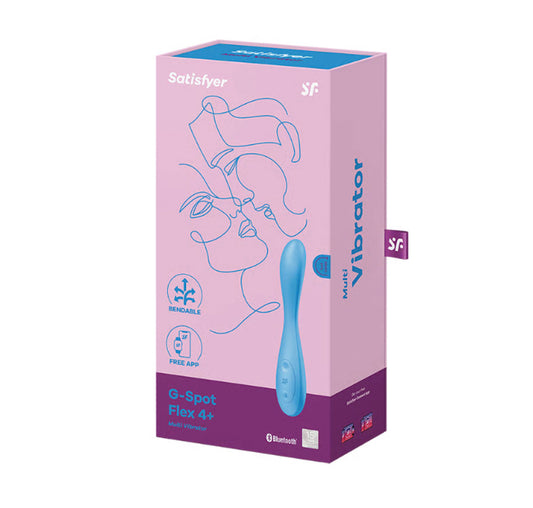 Satisfyer G-Spot Flex 4 Connect App - Multi Vibrator - Blue | 4061504038698 | Available at EroticWarehouse.com