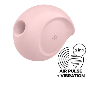 Satisfyer Sugar Rush - Air Pulse Stimulator Plus Vibration - Rose | 4061504051581 | Available at EroticWarehouse.com