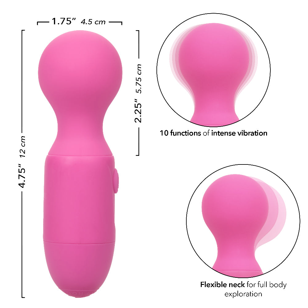 First Time Rechargeable Massager - Pink | 716770108678 | Available at EroticWarehouse.com