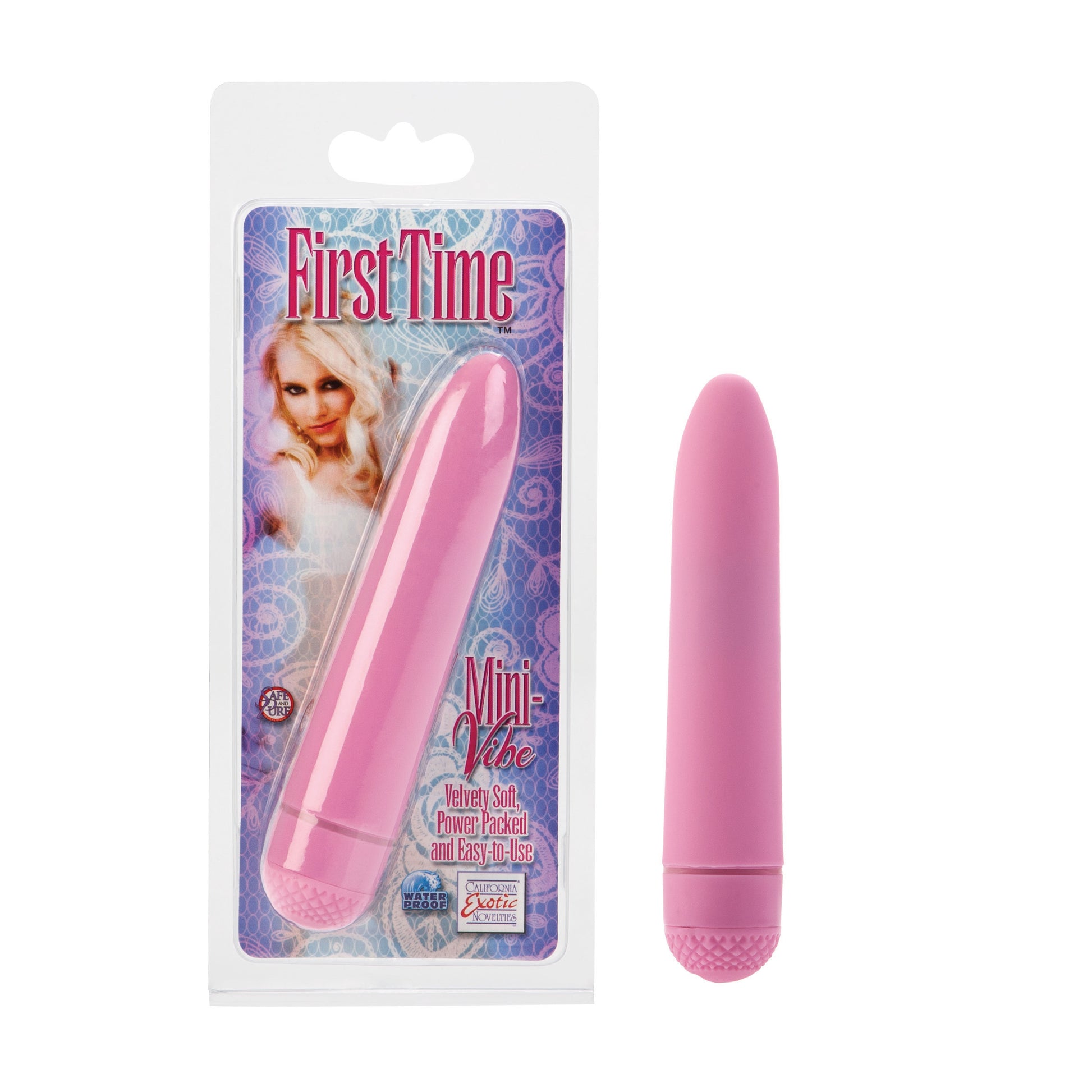 First Time Mini Vibe - Pink | 716770065148 | Available at EroticWarehouse.com