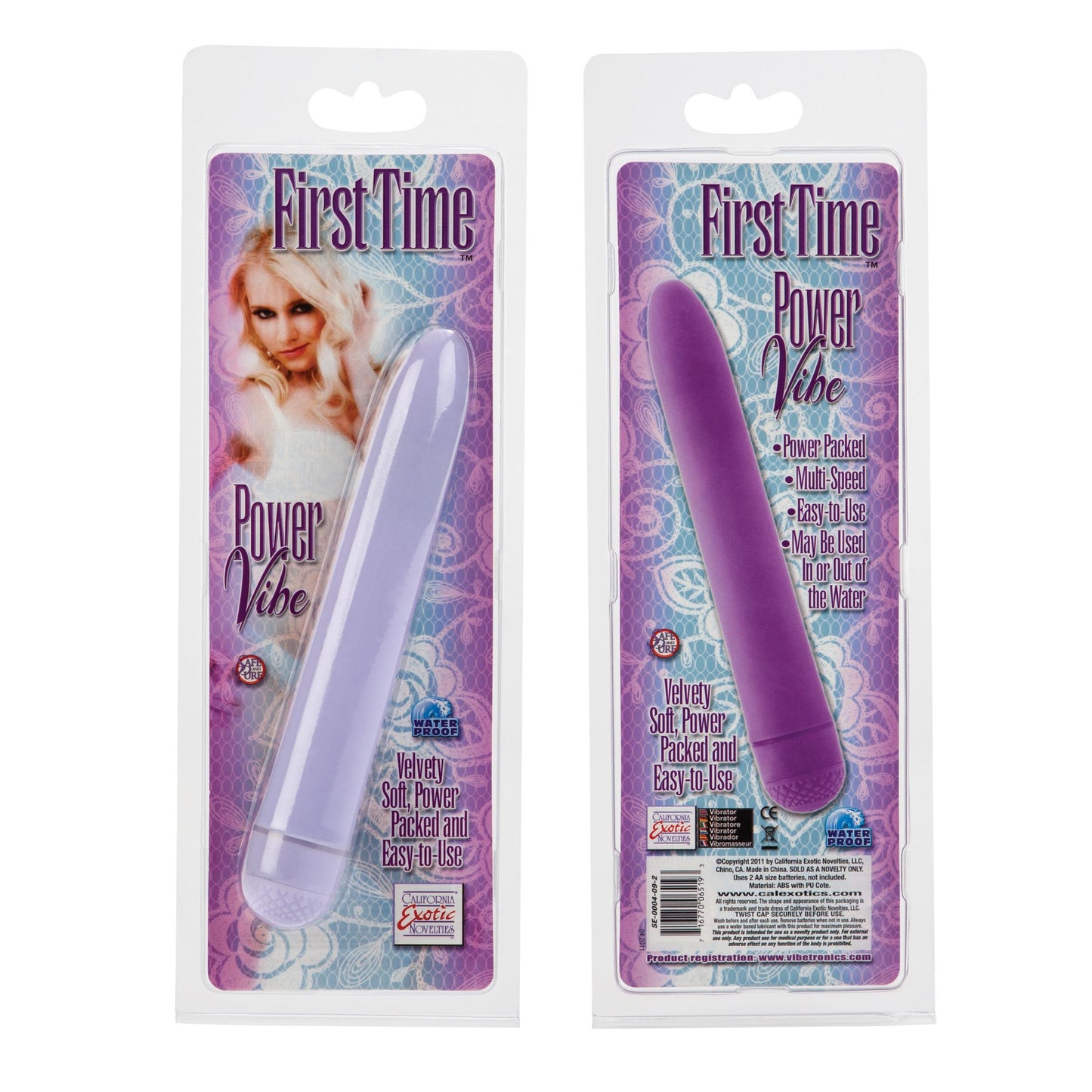 First Time Power Vibe - Purple | 716770065193 | Available at EroticWarehouse.com