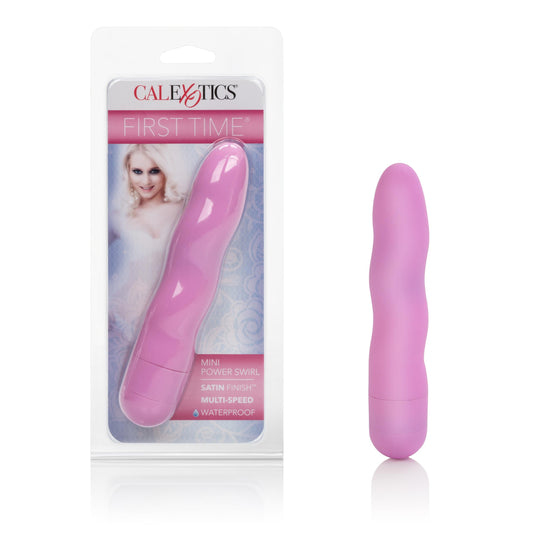 First Time Mini Power Swirl - Pink | 716770066701 | Available at EroticWarehouse.com