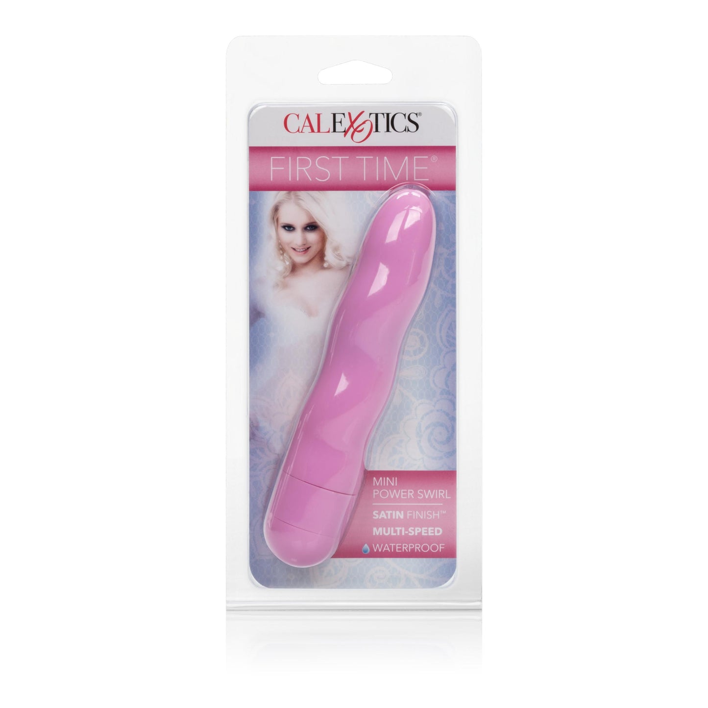 First Time Mini Power Swirl - Pink | 716770066701 | Available at EroticWarehouse.com