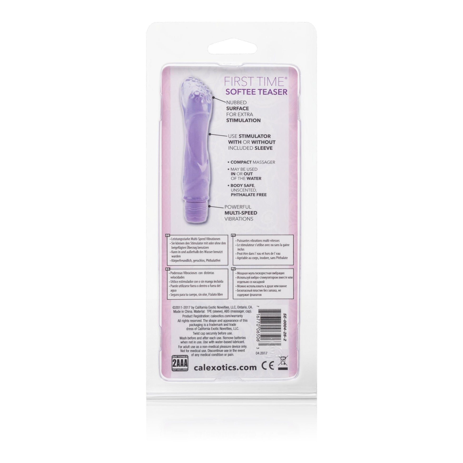 First Time Softee Teaser - Purple | 716770065063 | Available at EroticWarehouse.com