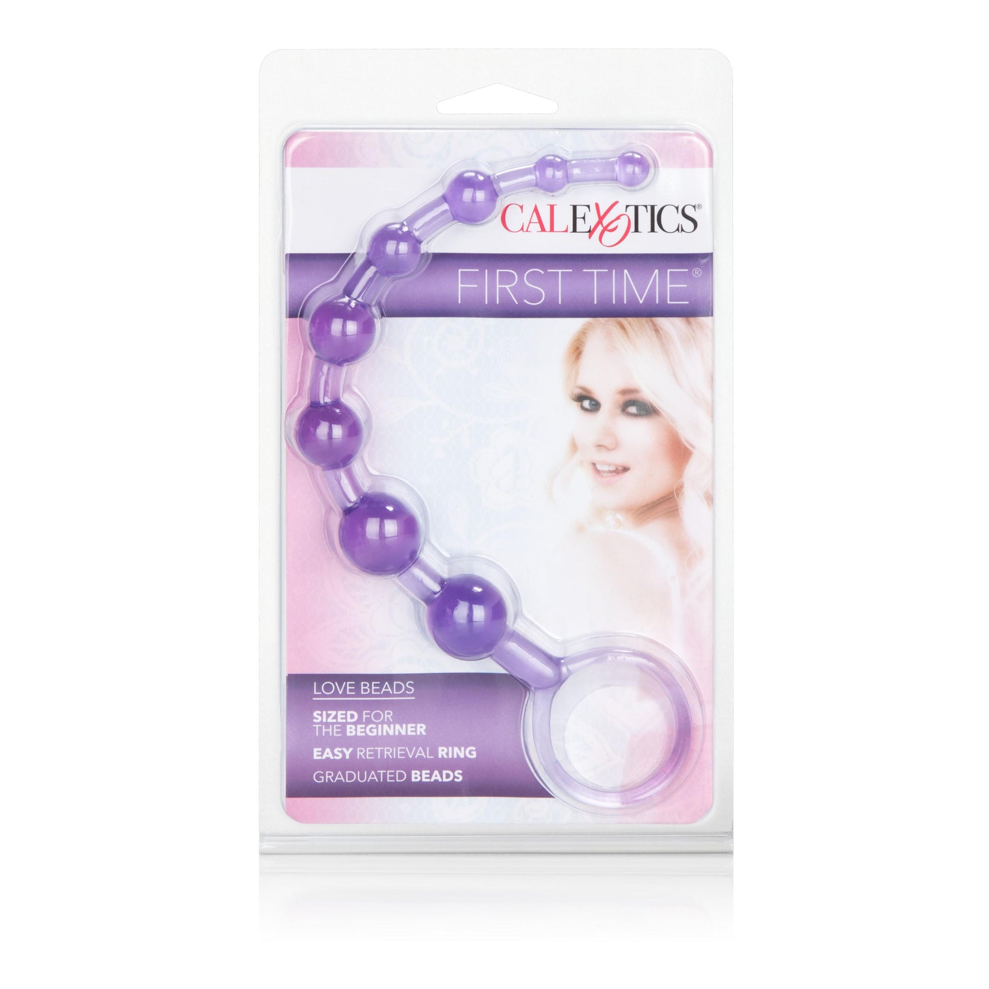 First Time Love Beads - Purple | 716770065100 | Available at EroticWarehouse.com