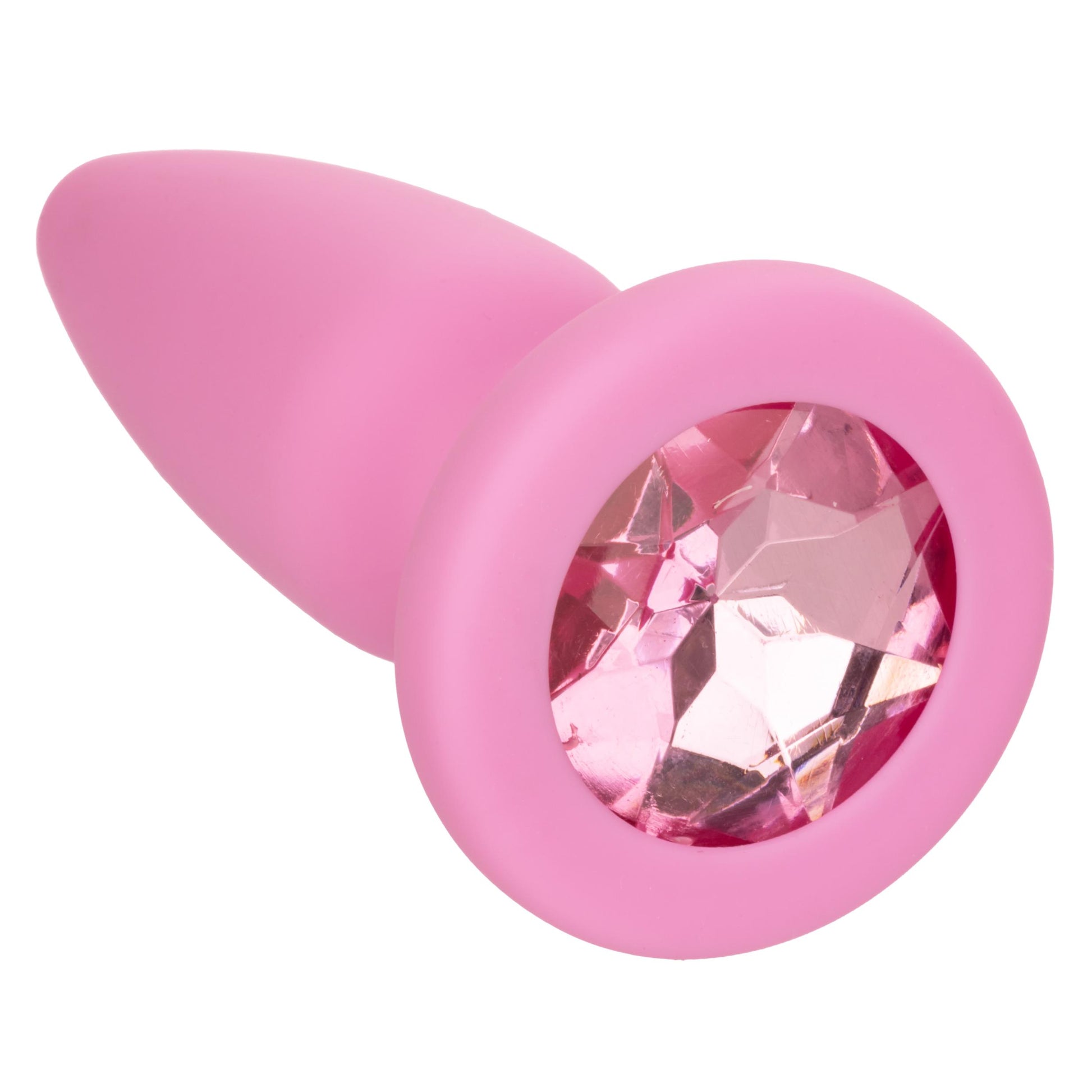 First Time Crystal Booty Butt Plug Kit - Pink | 716770101167 | Available at EroticWarehouse.com