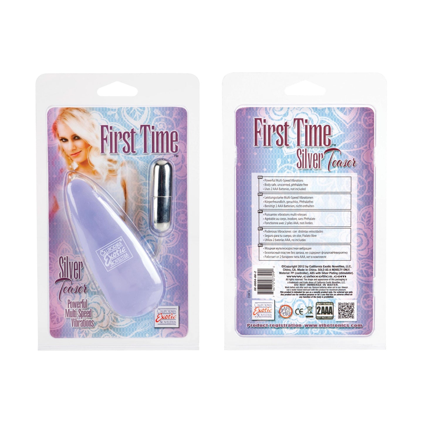 First Time Silver Teaser - Silver | 716770073990 | Available at EroticWarehouse.com