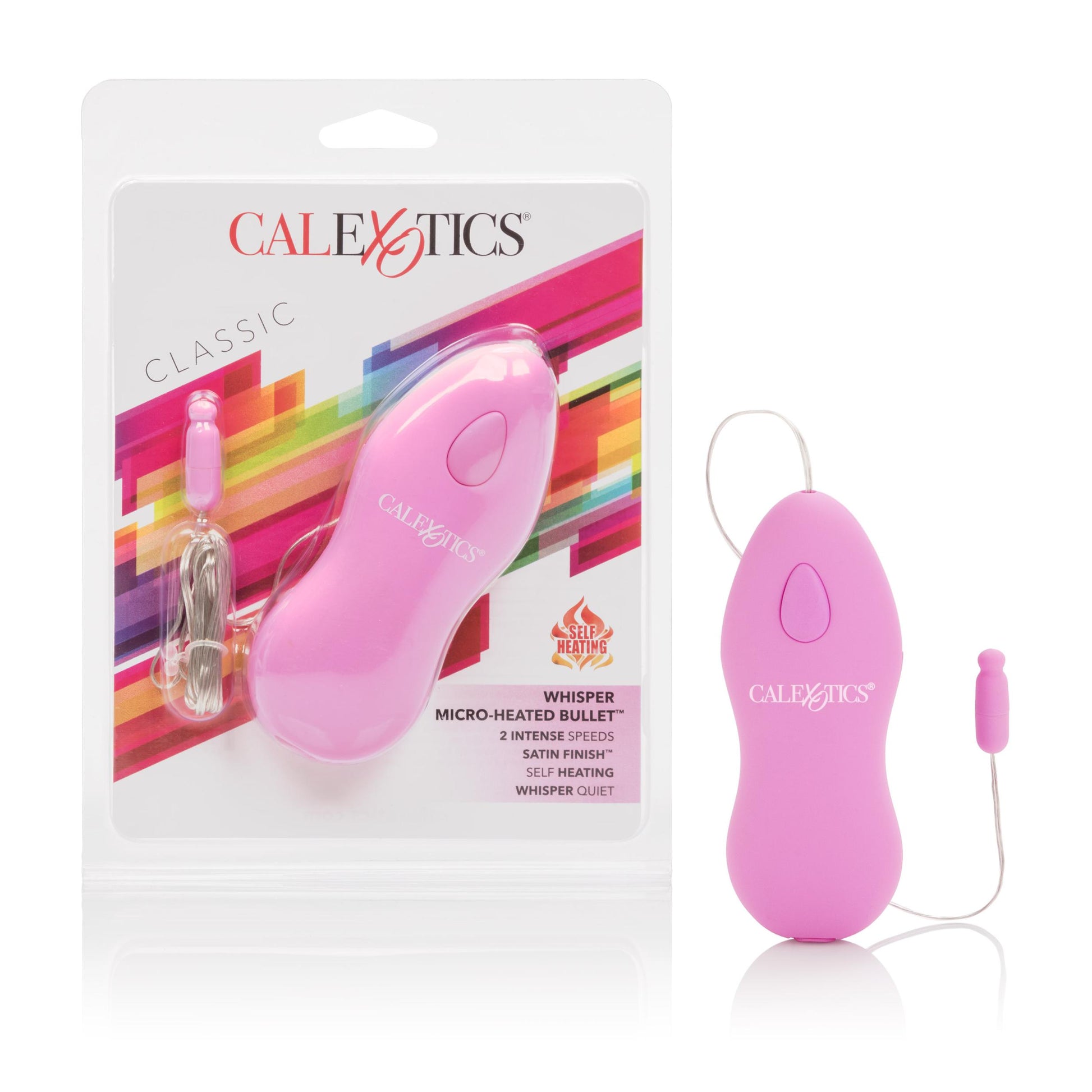 Whisper Micro Heated Bullet - Pink | 716770050199 | Available at EroticWarehouse.com