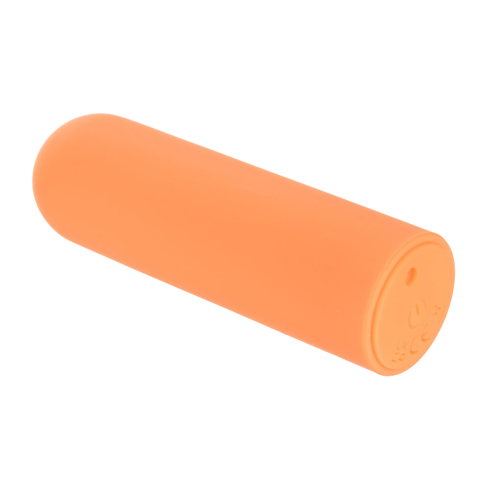 Turbo Buzz Rounded Mini Bullet - Orange | 716770107305 | Available at EroticWarehouse.com